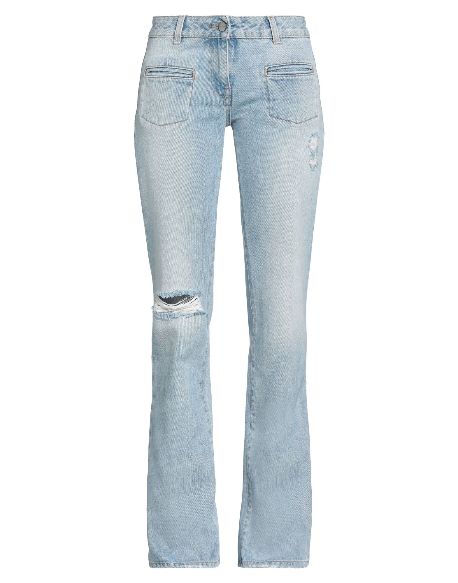 Blue Women's Denim Pants - 1