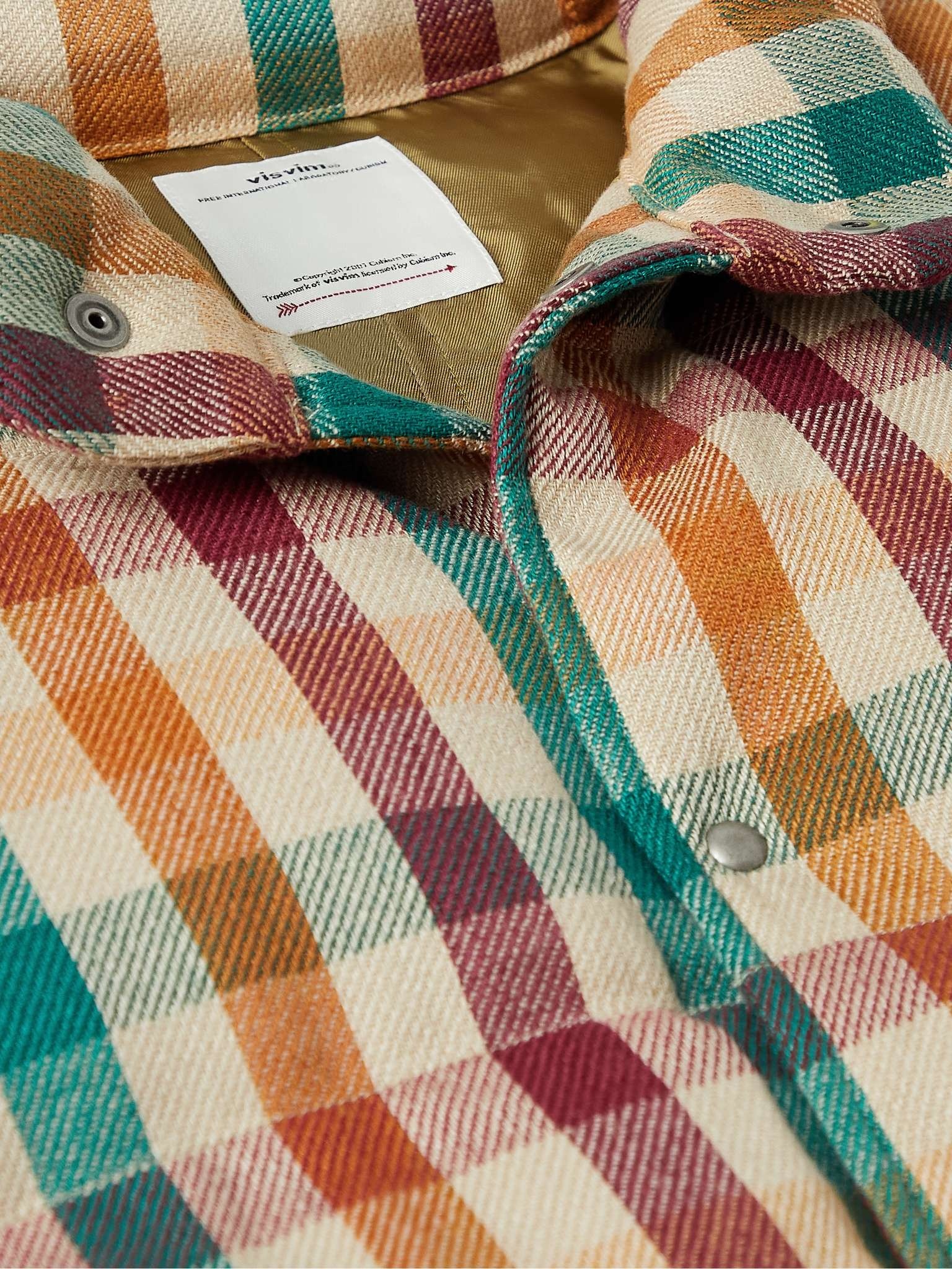Walker Checked Linen and Wool-Blend Gilet - 5