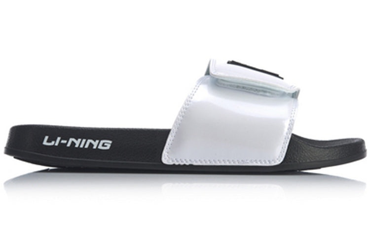 Li-Ning Slipper Sandals Black/White AGAQ003-1 - 2
