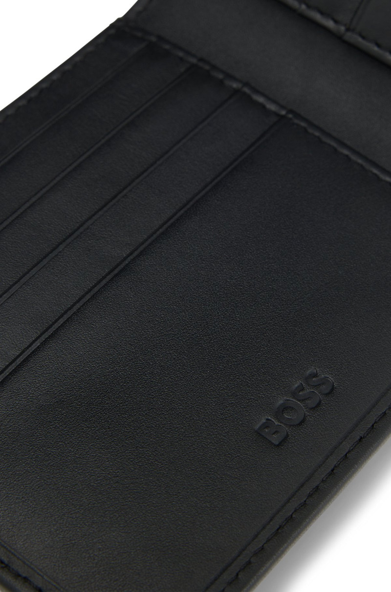 SMOOTH-LEATHER BILLFOLD WALLET WITH LOGO 3