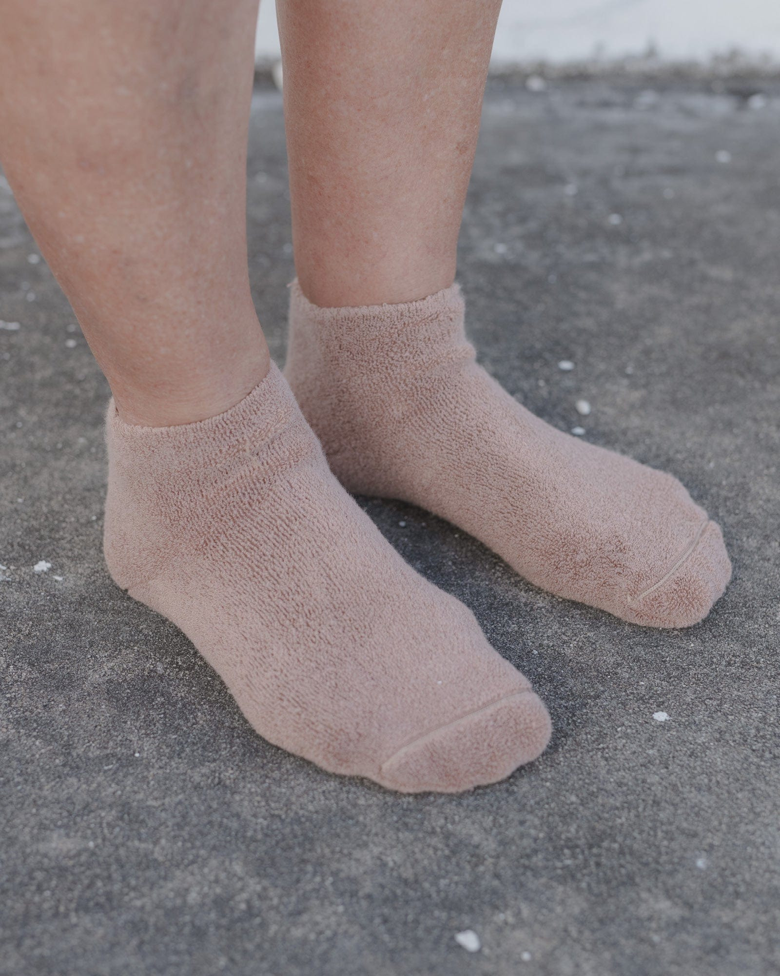 Buckle Ankle Socks - Textured Organic Cotton - 2