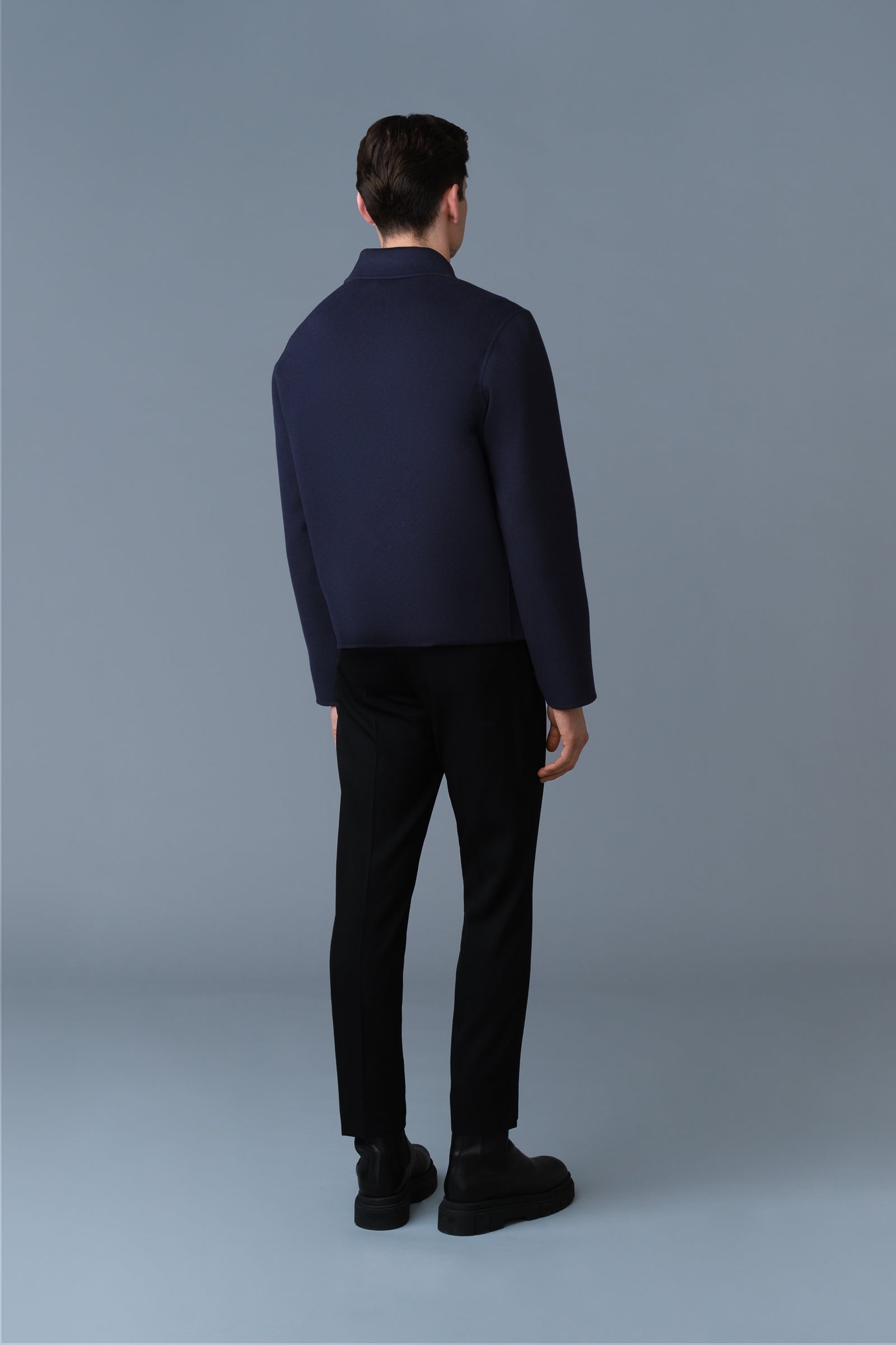 ANDERS 2-in-1 Reversible Double-Face Wool Jacket - 5