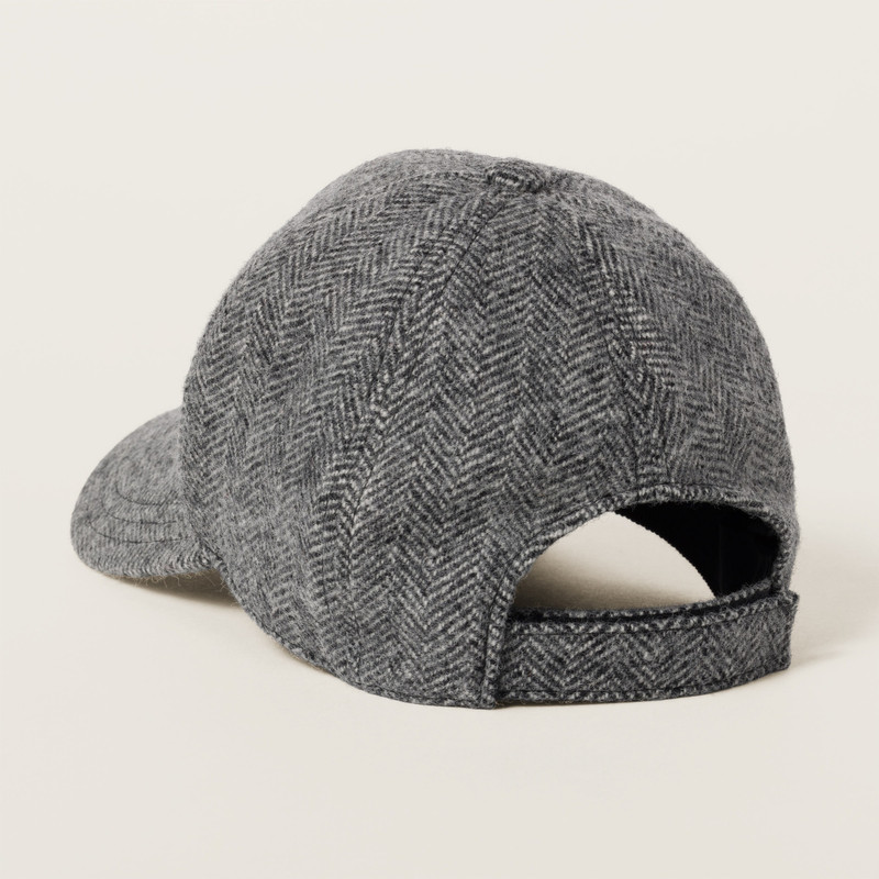 Chevron wool baseball cap 3
