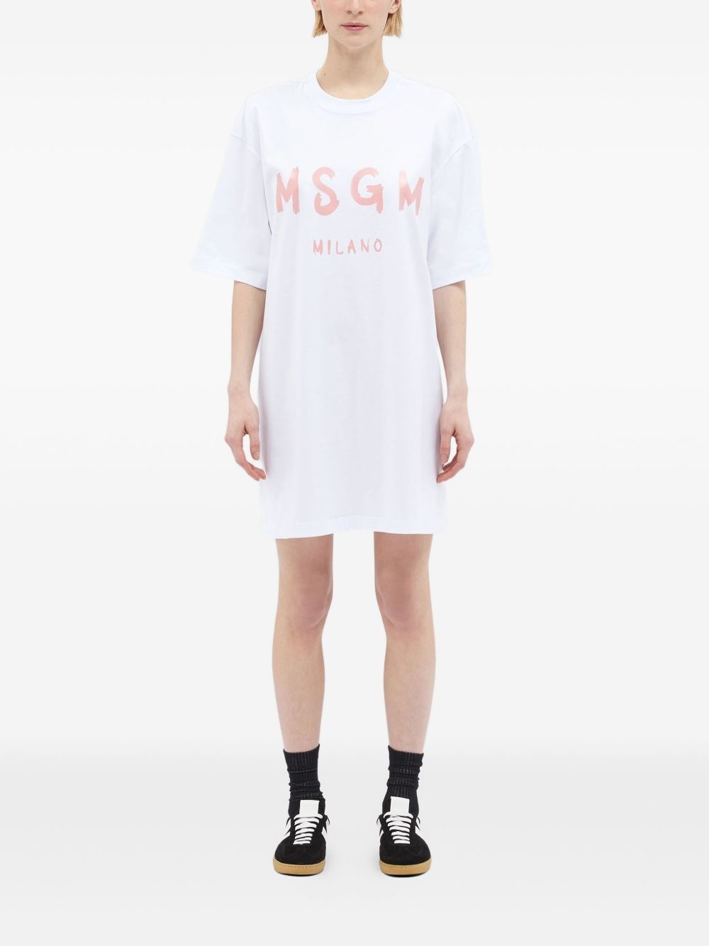 cotton t-shirt dress - 3