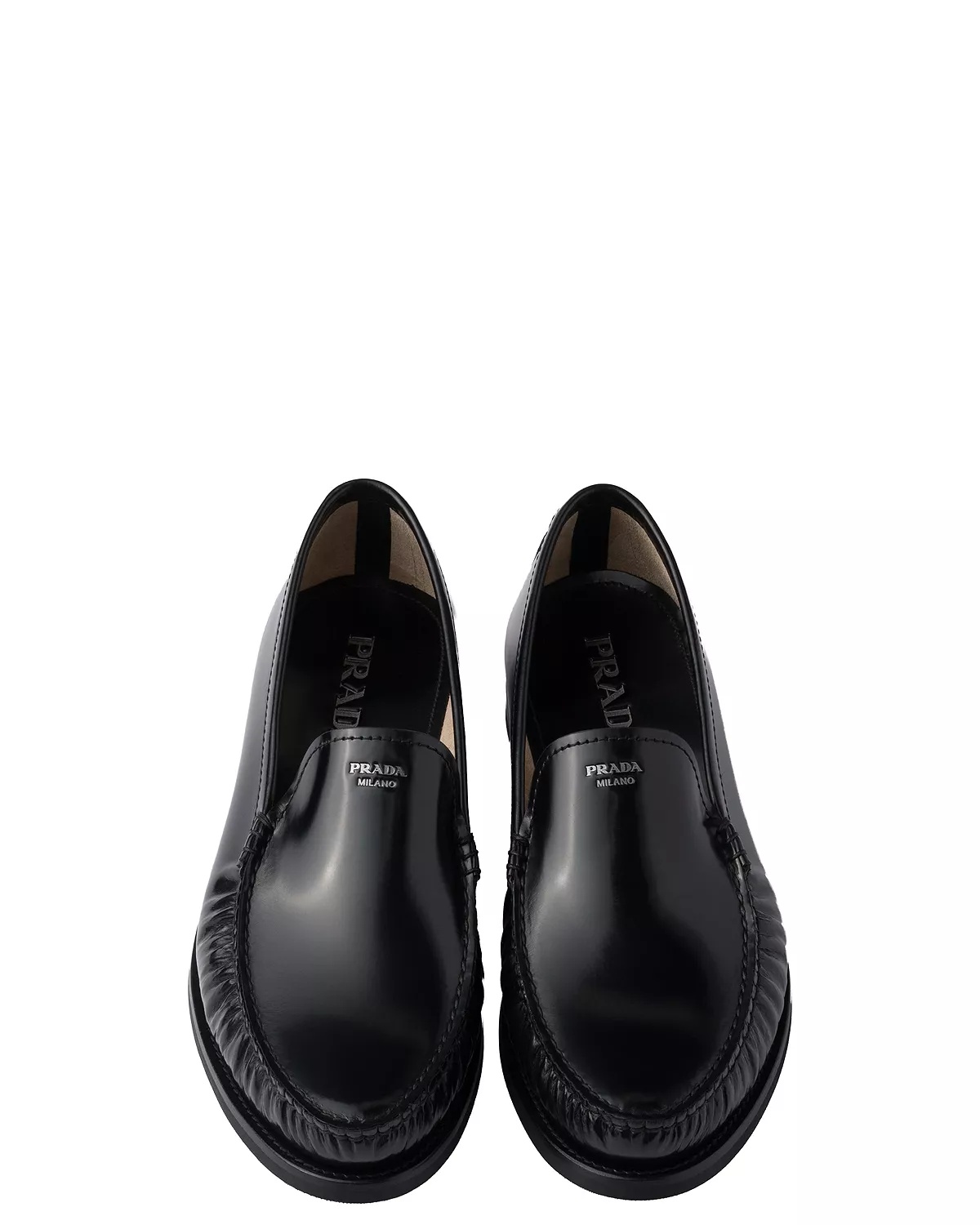 Men's Brushed Leather Loafers - 4