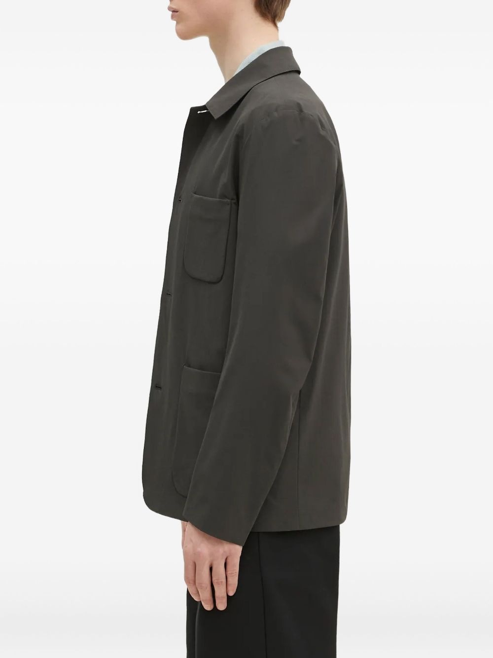 buttoned patch-pocket jacket - 2