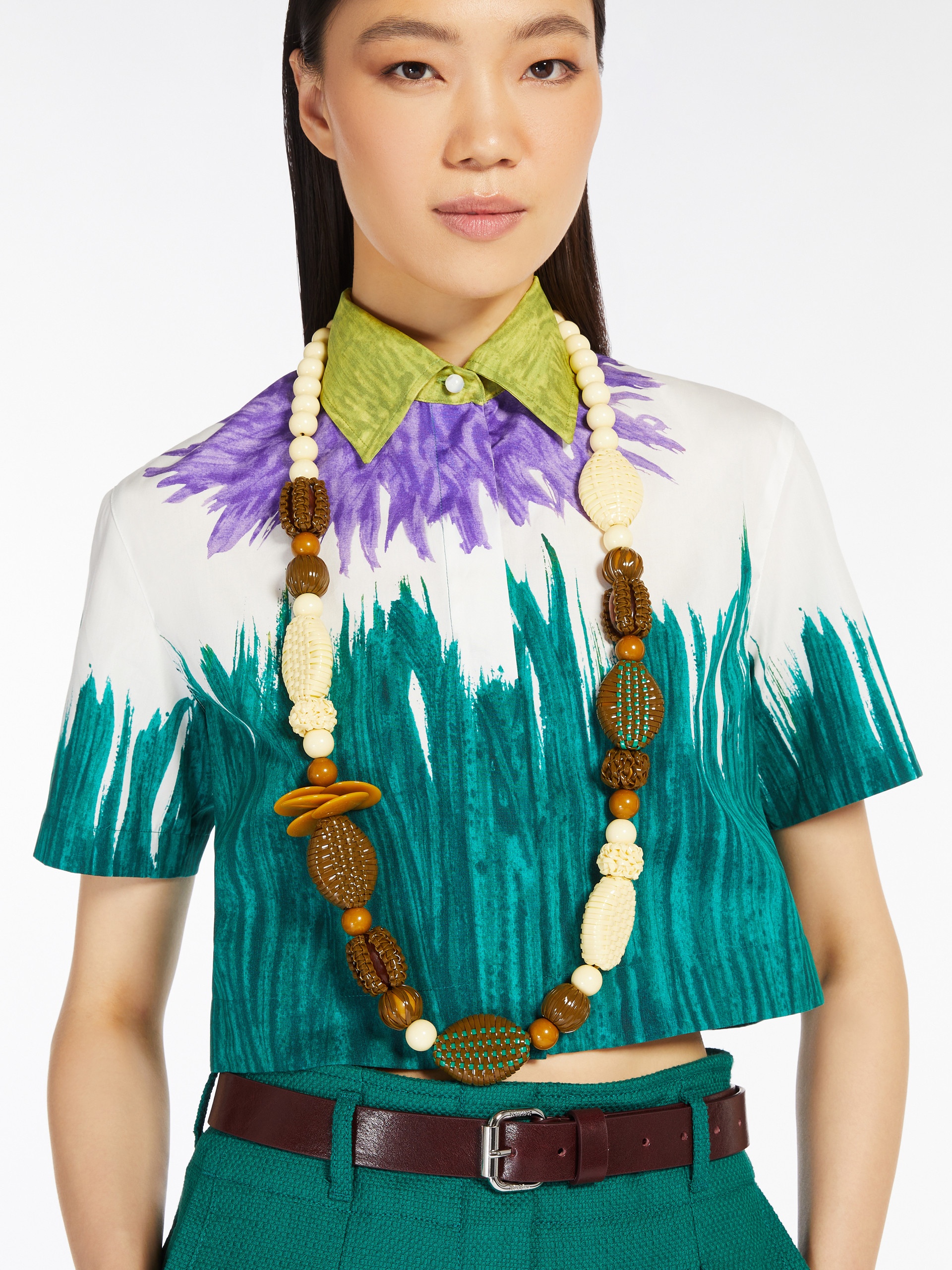 NELLA Ethnic resin necklace - 3