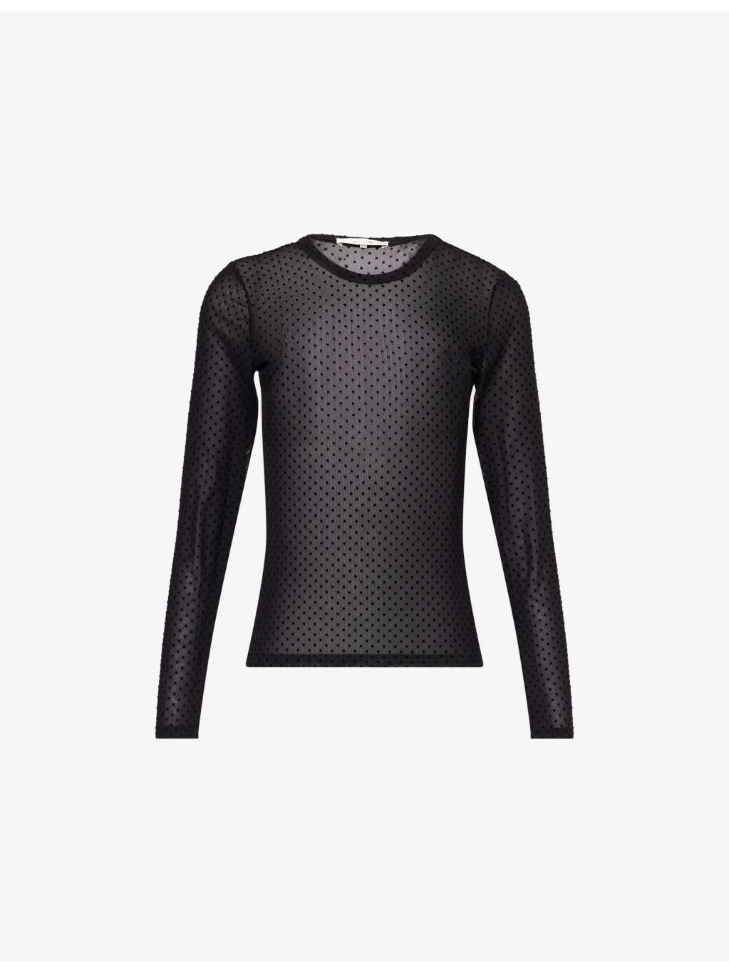 The Mesh Polka Dot Top - 1