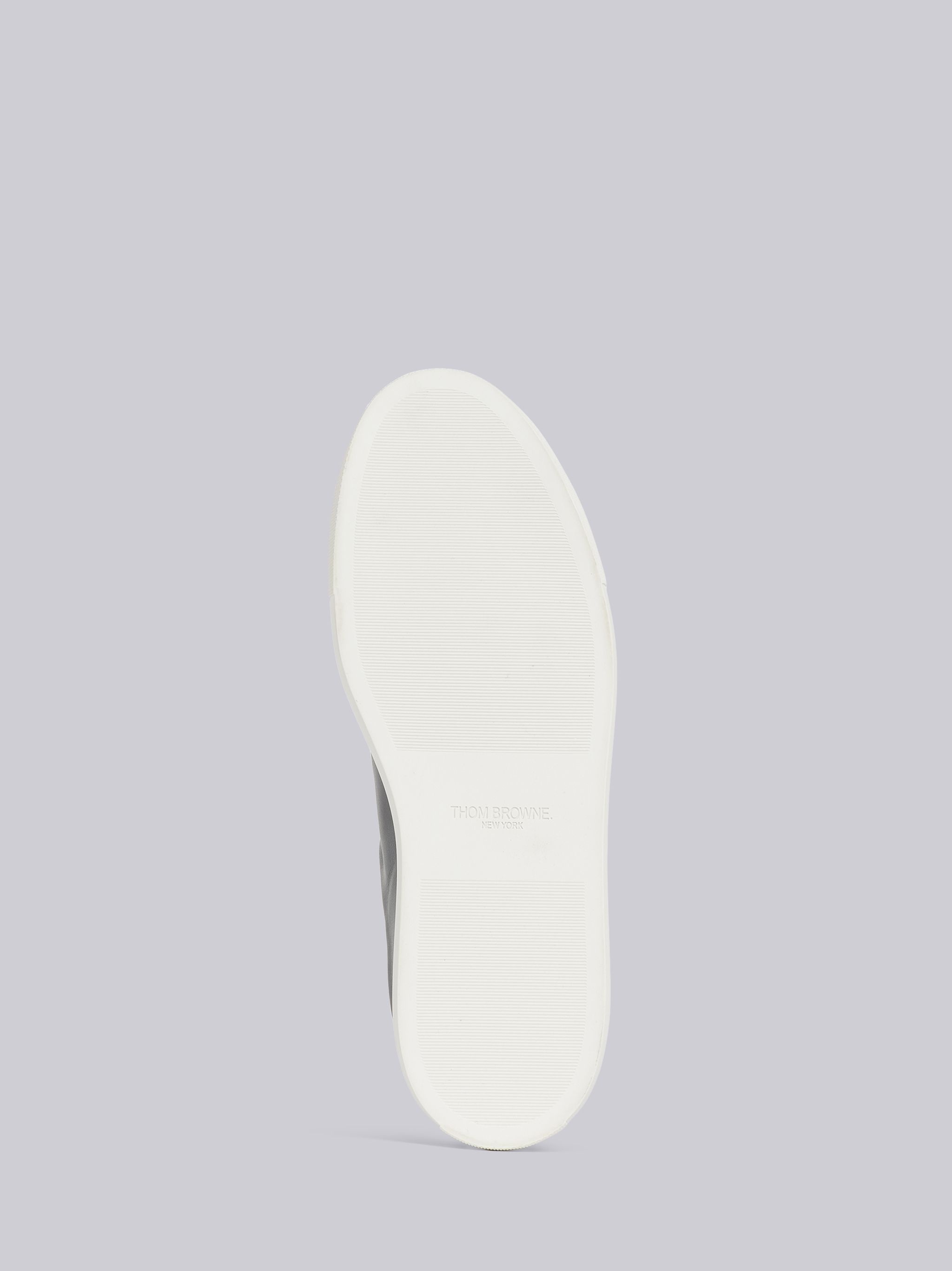 Medium Grey Vitello Calf Leather Tennis Shoe - 5
