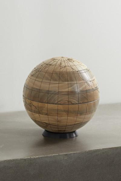 Brunello Cucinelli Walnut wood and KRION globe outlook