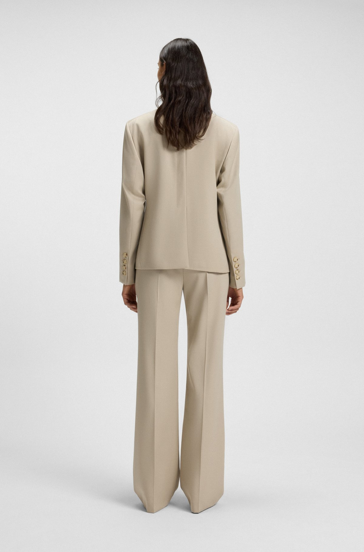 REGULAR-FIT BLAZER IN VIRGIN-WOOL TWILL - 4