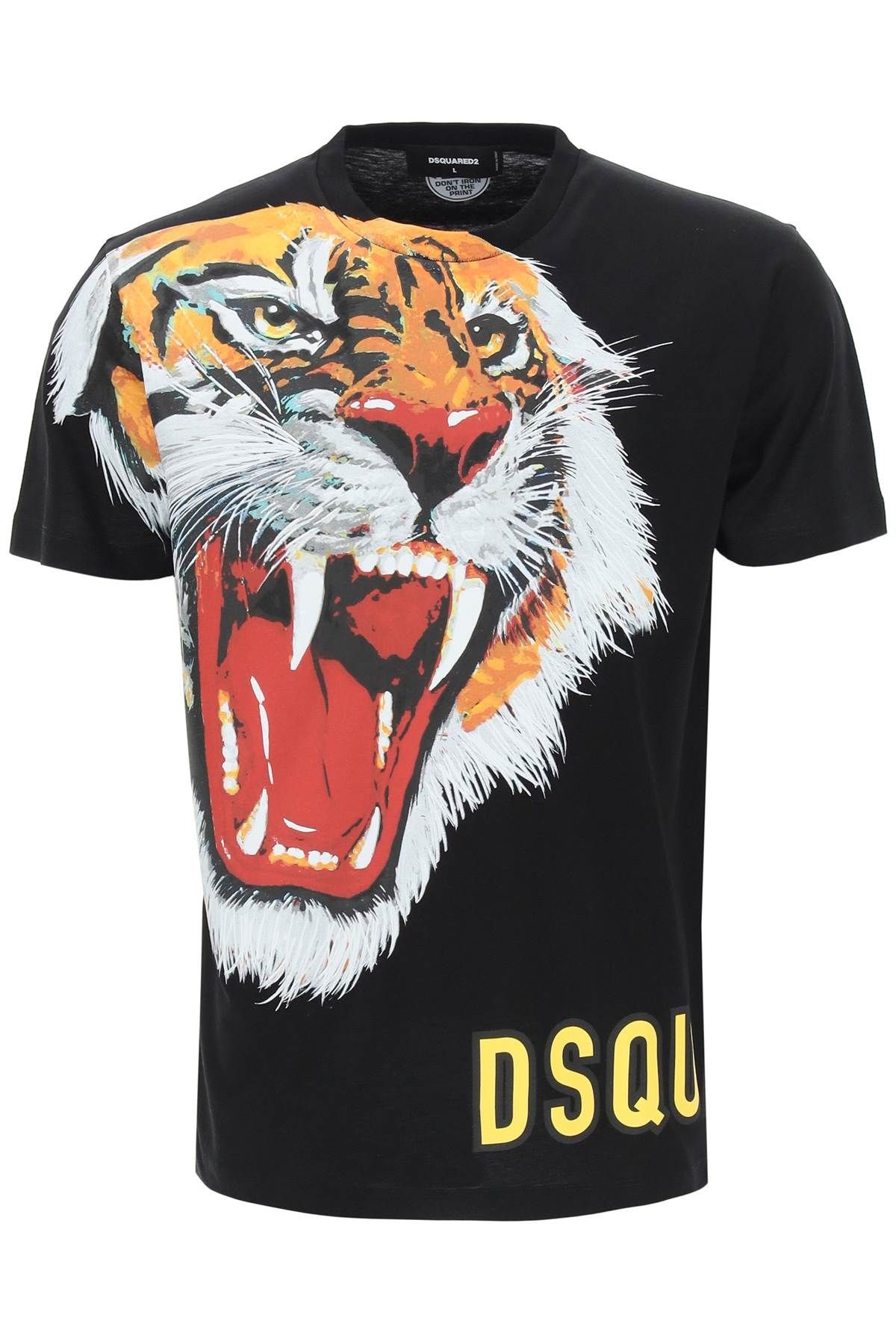 MAXI TIGER PRINT T-SHIRT - 1