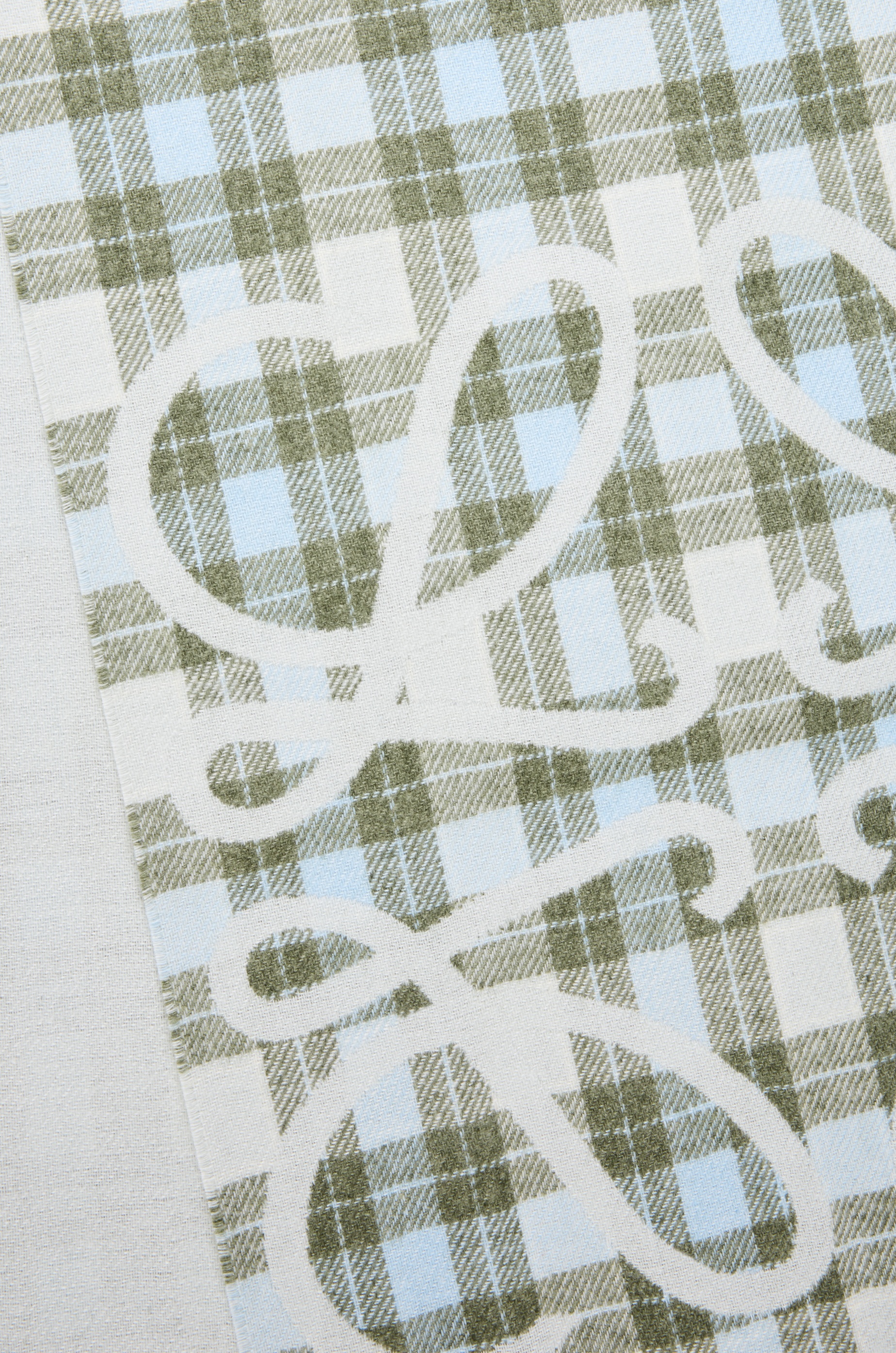 Anagram scarf in silk and cashmere - 5