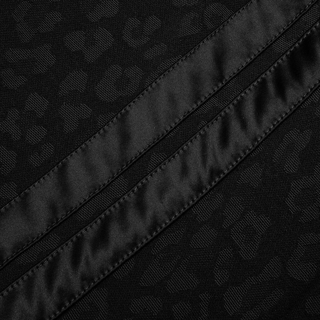 PALM ANGELS TUXEDO LEOPARD TRACK PANTS - BLACK/WHITE - 5