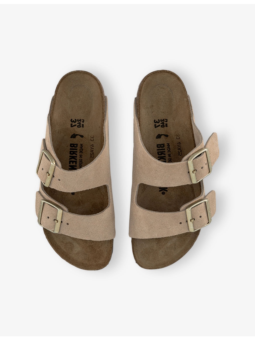 Arizona Double-Strap Leather Sandals - 2