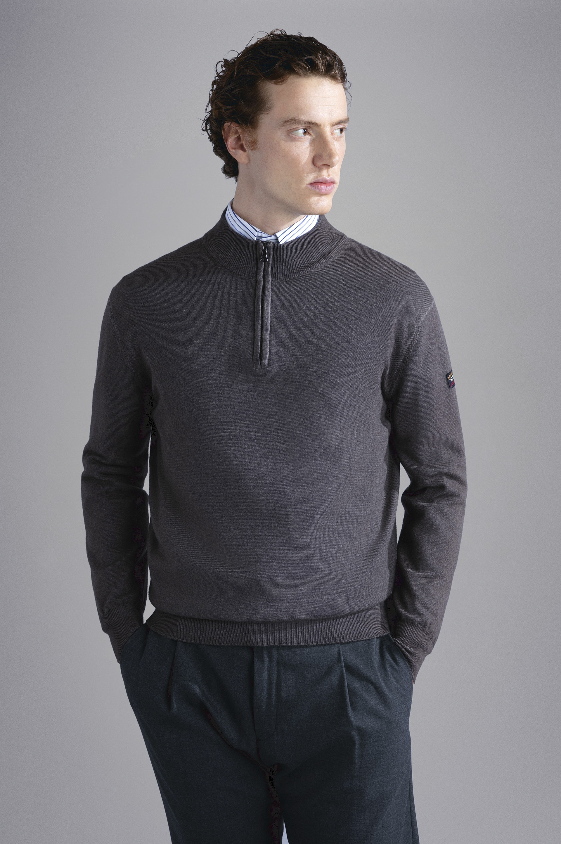 GARMENT DYED WOOL SWEATER - 6