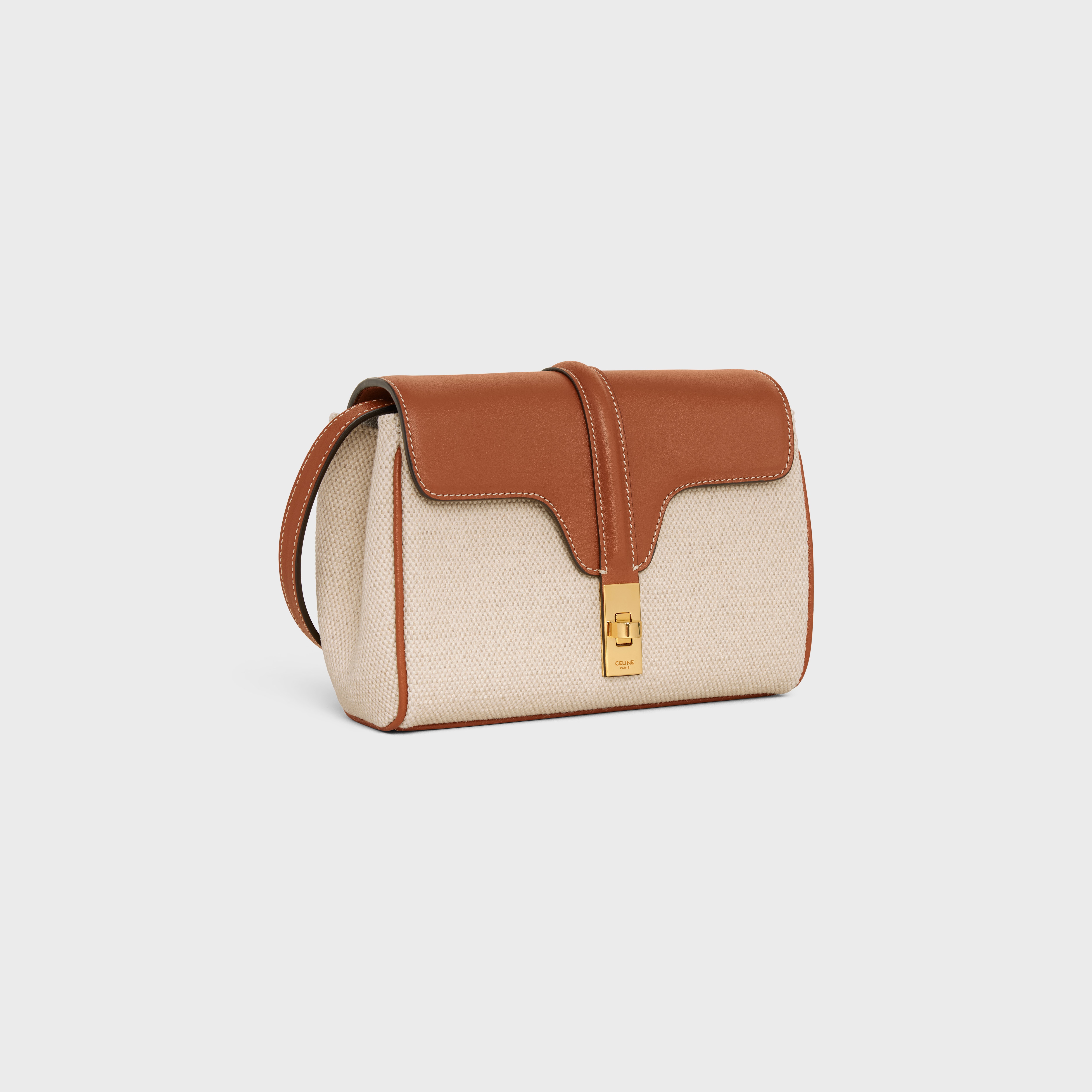 MINI SOFT 16 in TEXTILE AND CALFSKIN - 2