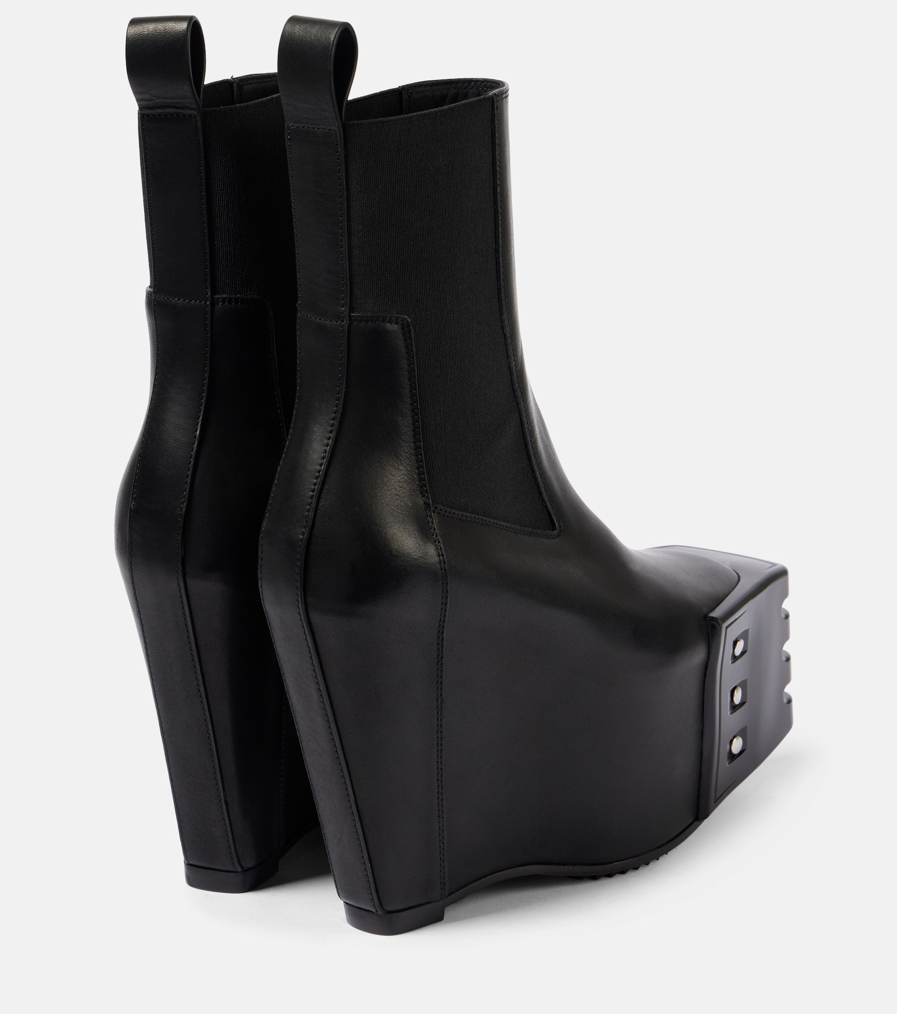 Porterville leather wedge chelsea boots - 2
