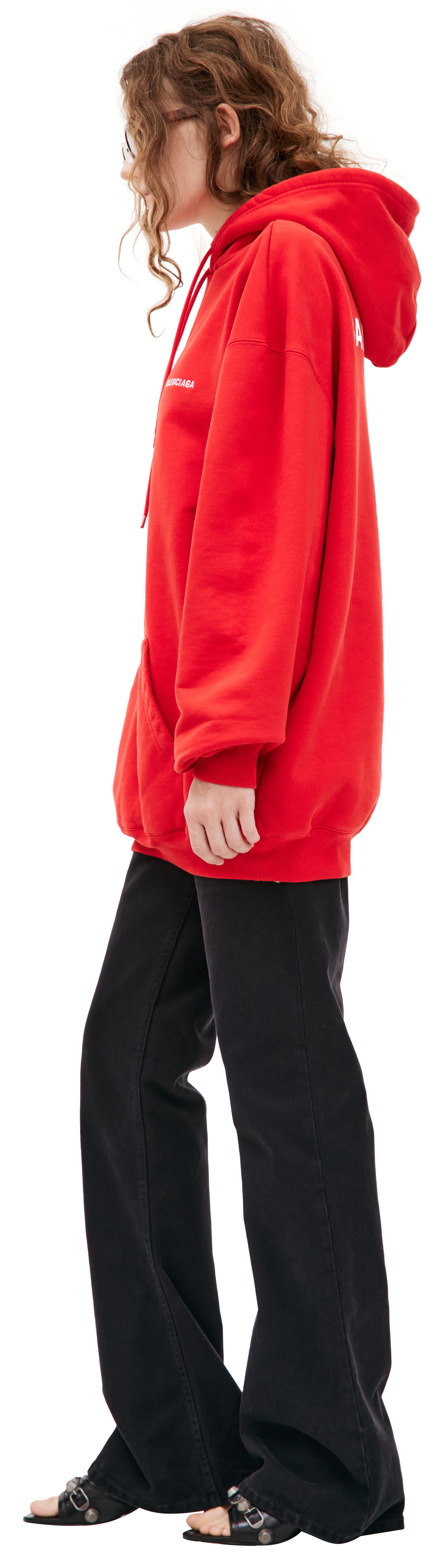 OVERSIZE LOGO HOODIE - 2