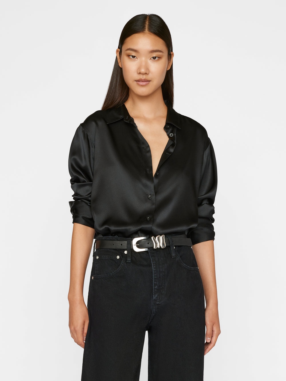 The Standard Shirt in Noir - 2