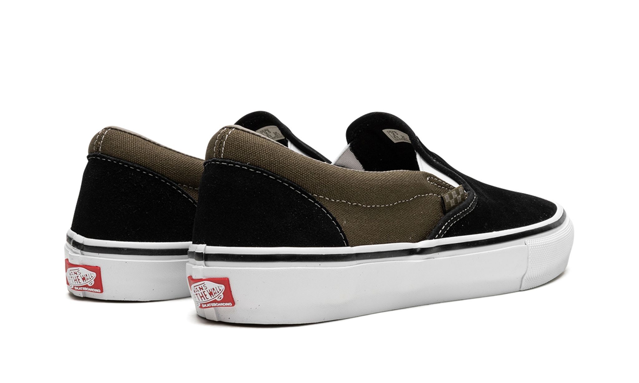 Vans Skate Slip-On "Black / Olive" - 3