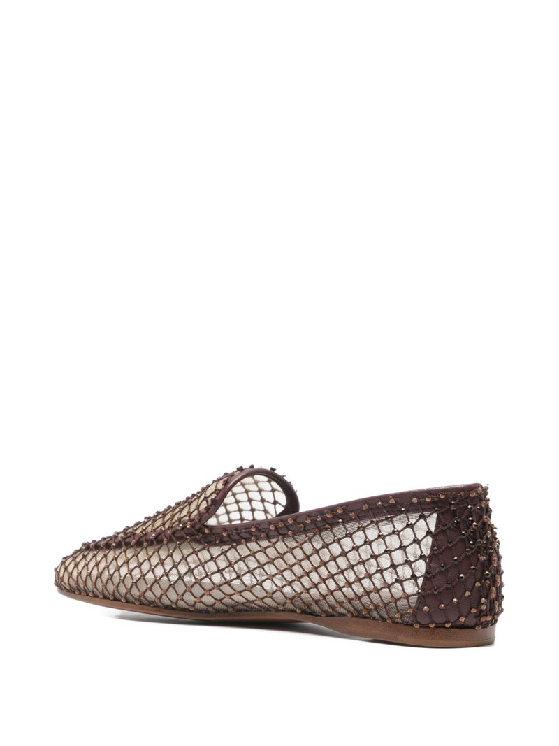 strass mesh loafers 3