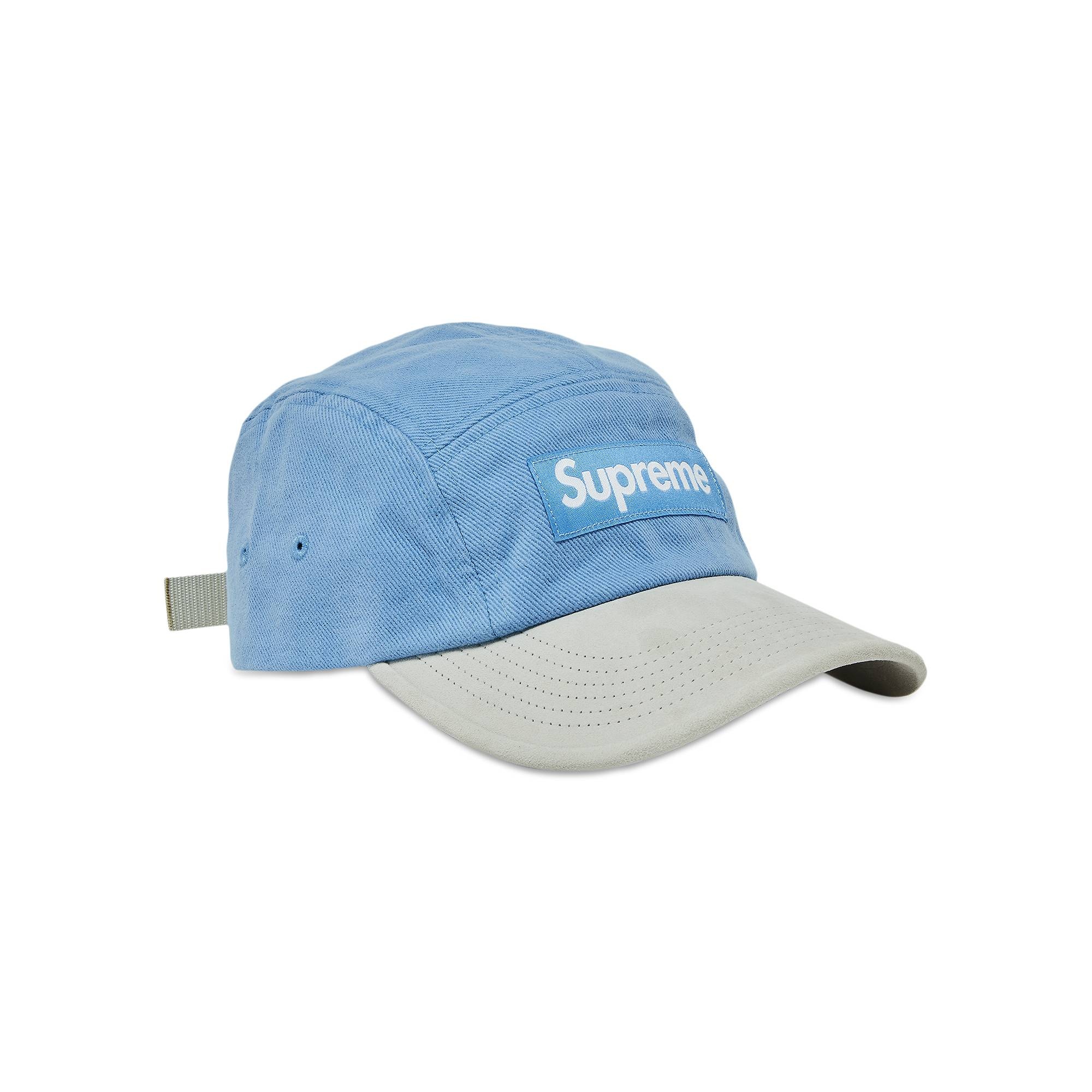 Supreme Suede Visor Camp Cap 'Light Blue' - 2