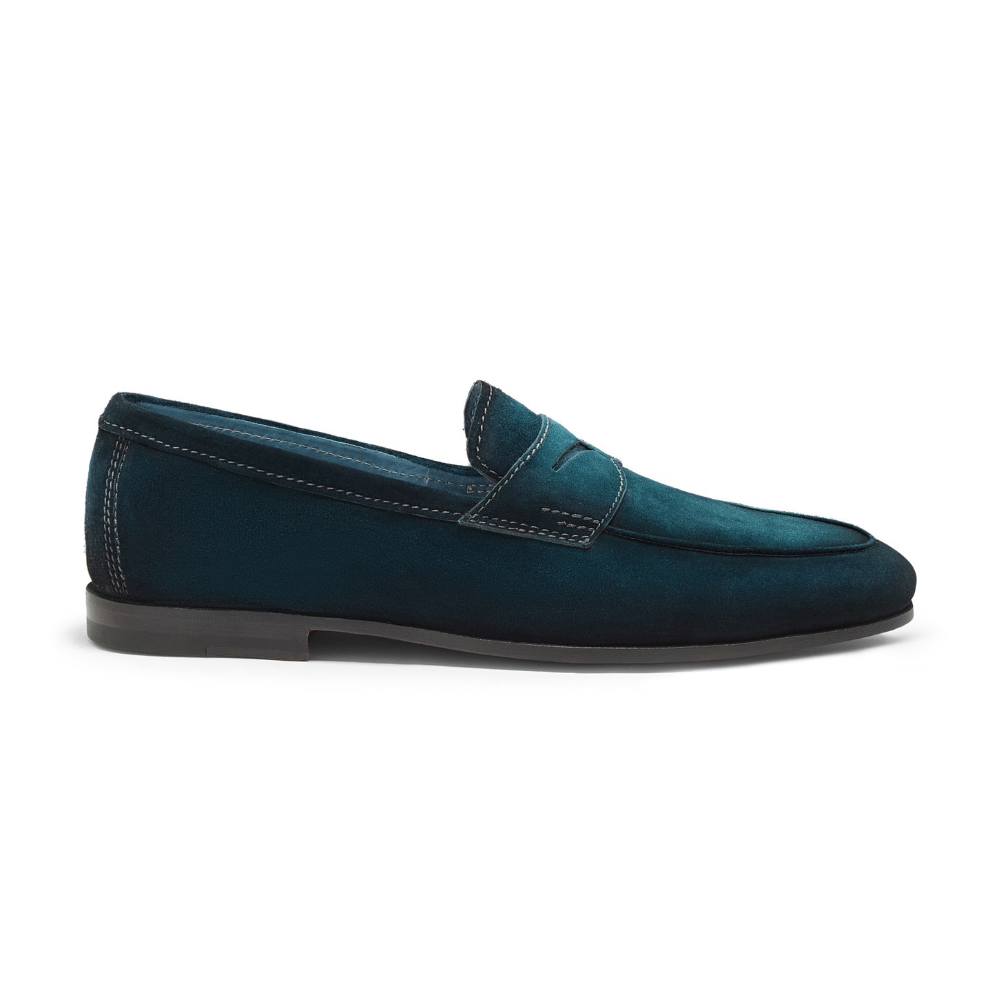Men's green suede Carlo loafer - 1
