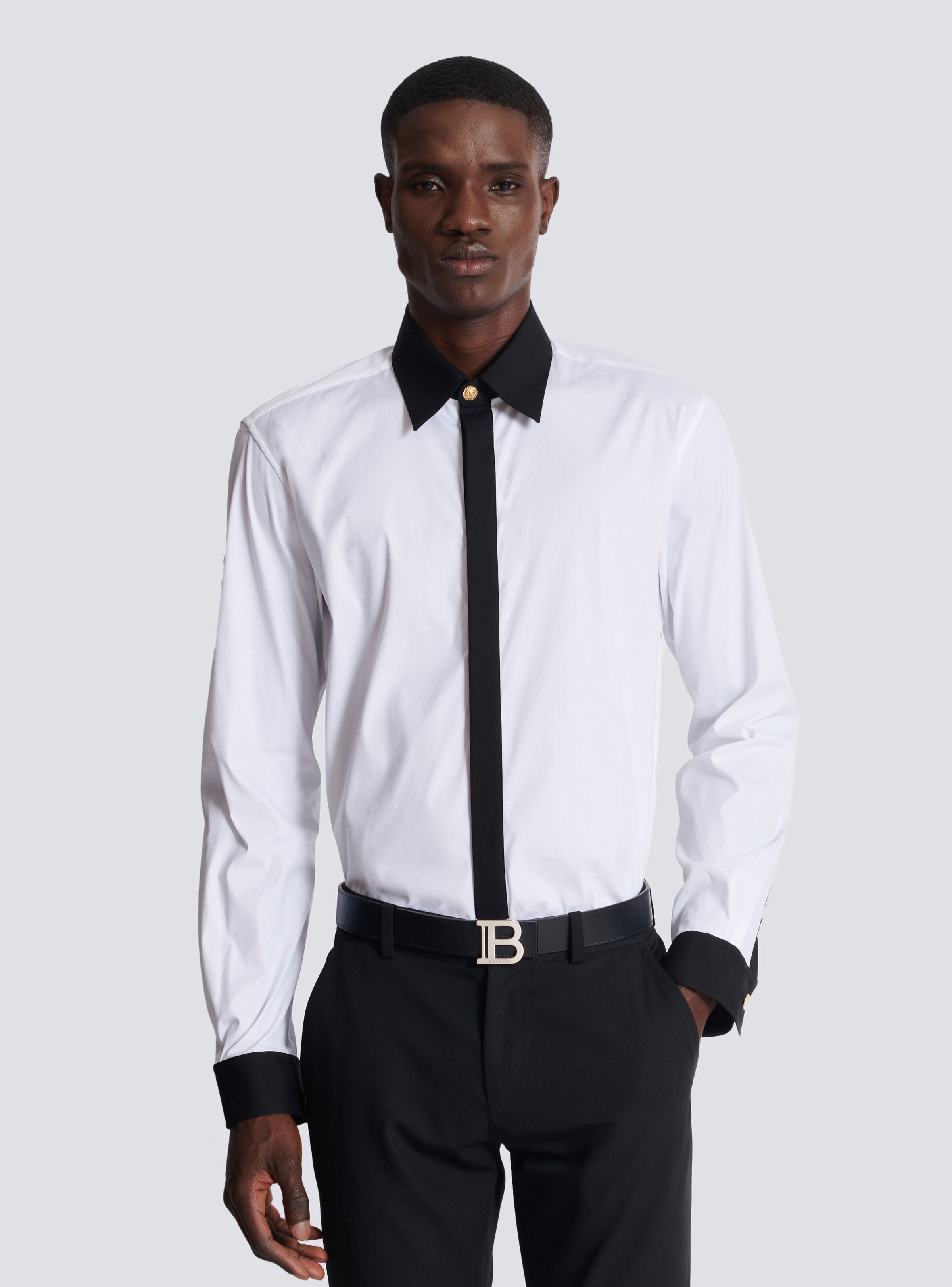 Smooth leather B-Belt - 2