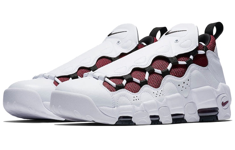 Size 9.5 Nike Air More Money Uptempo Habanero Red White Mens Snaekers AJ2998-100 Men main image 3