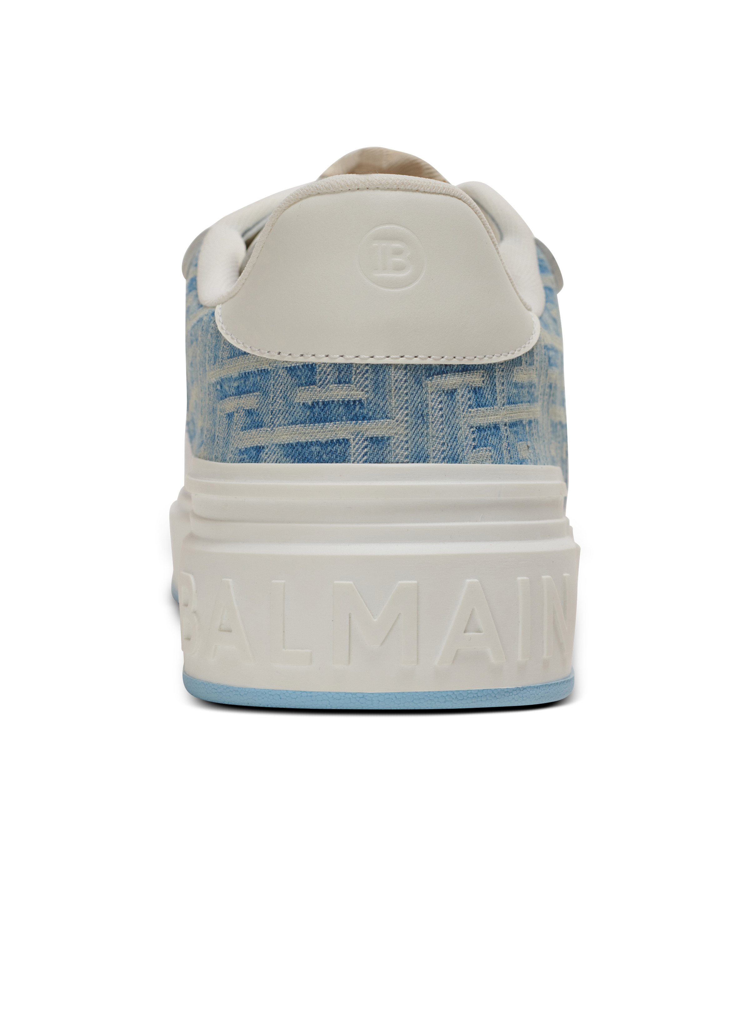 B-Court Flip trainers in monogrammed PB Labyrinth denim - 8