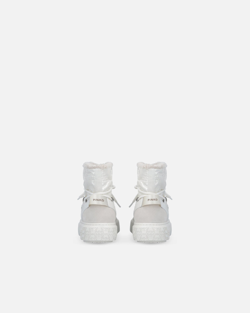 QUILTED BOOTS WITH LOVE BIRDS LOGO 8