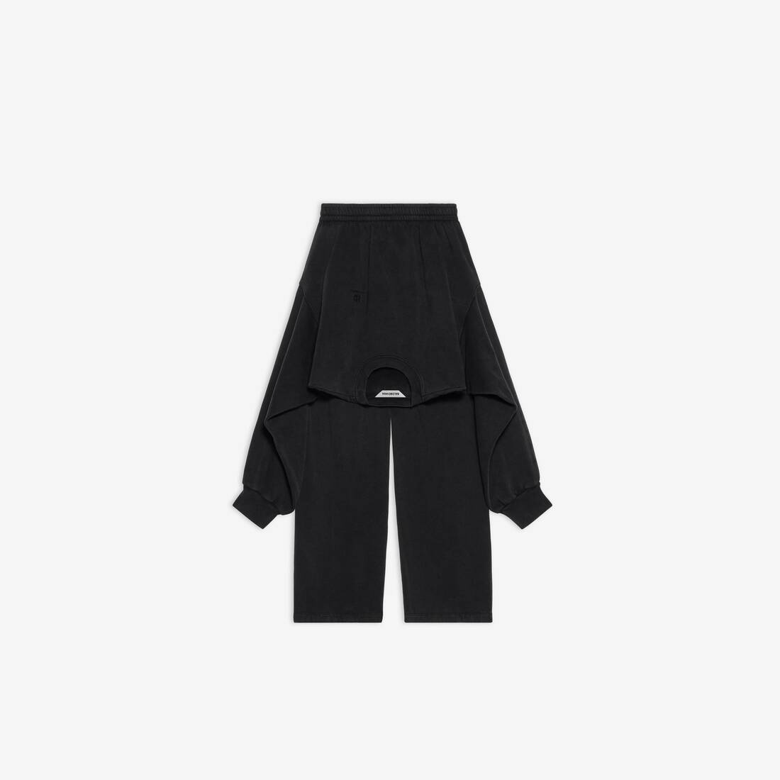 Women's Knotted Sweatpants in Black - 2