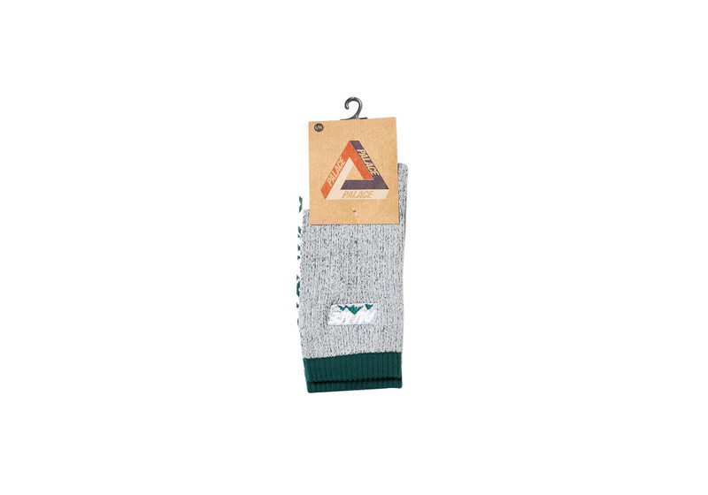 PALACE TALKING SOCK GREY MARL outlook