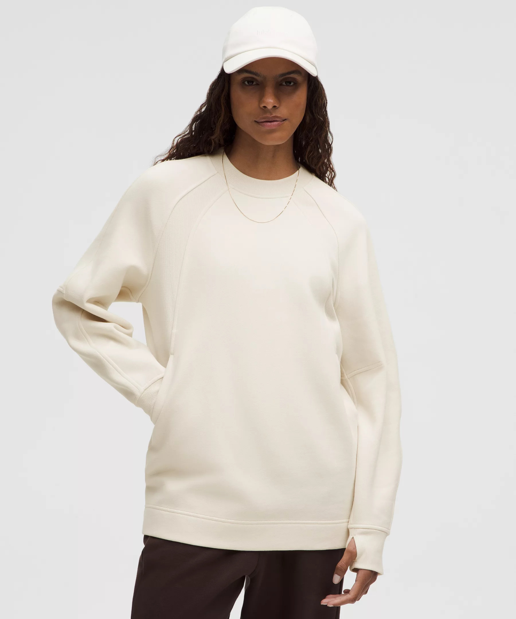 Scuba Oversized Long Crewneck - 1