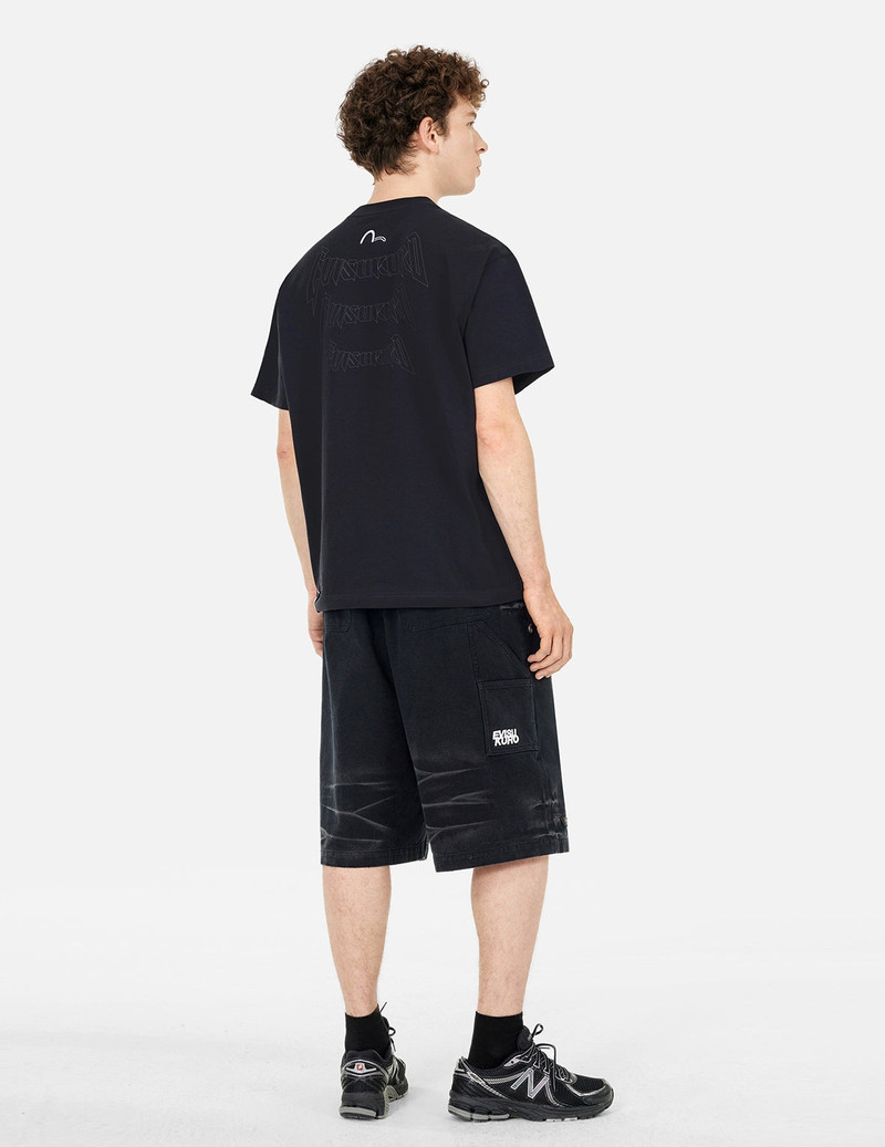 Panel design with Multi Labels Relax Fit T-Shirt 4