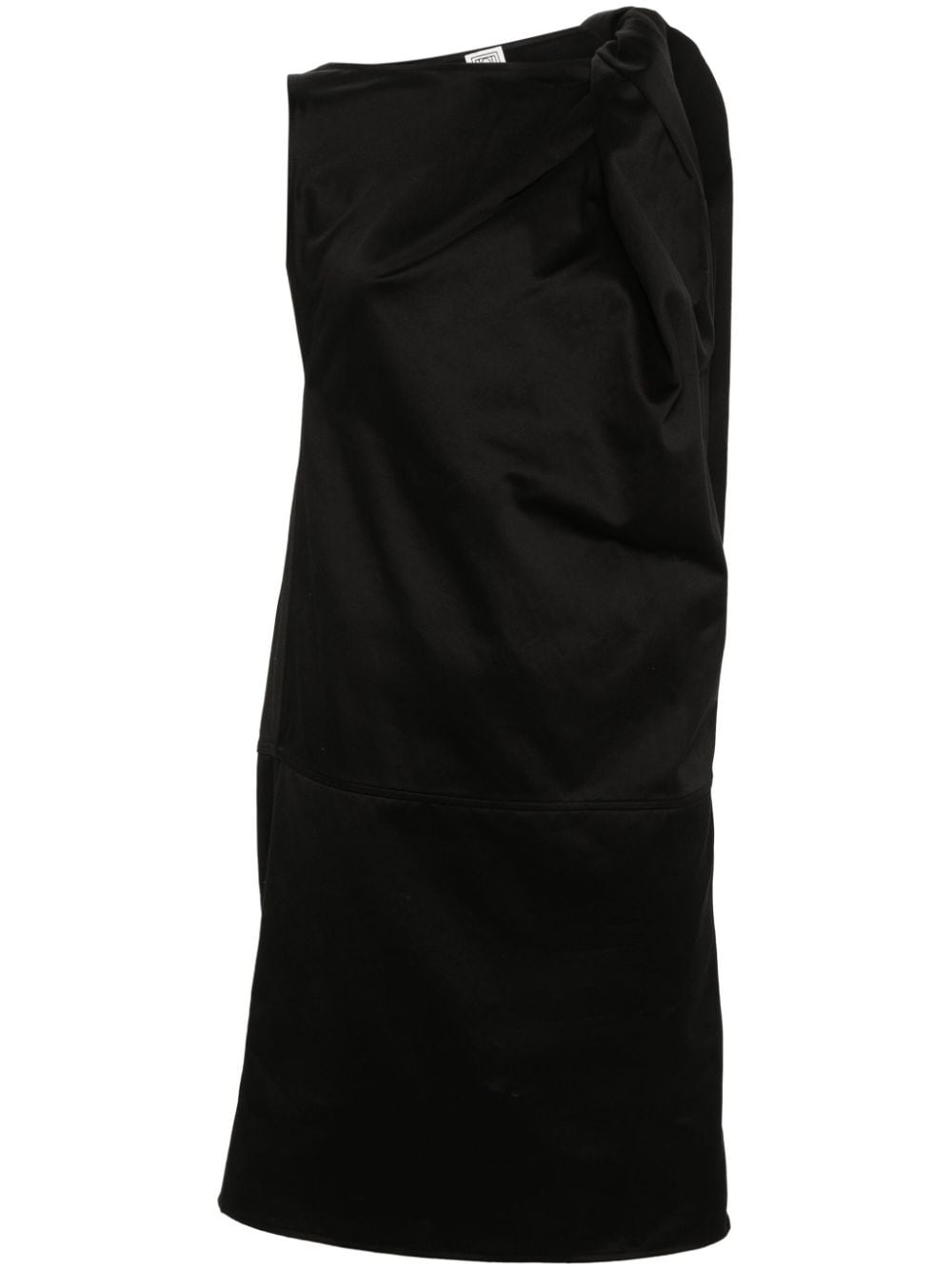 shoulder-twist dress - 1