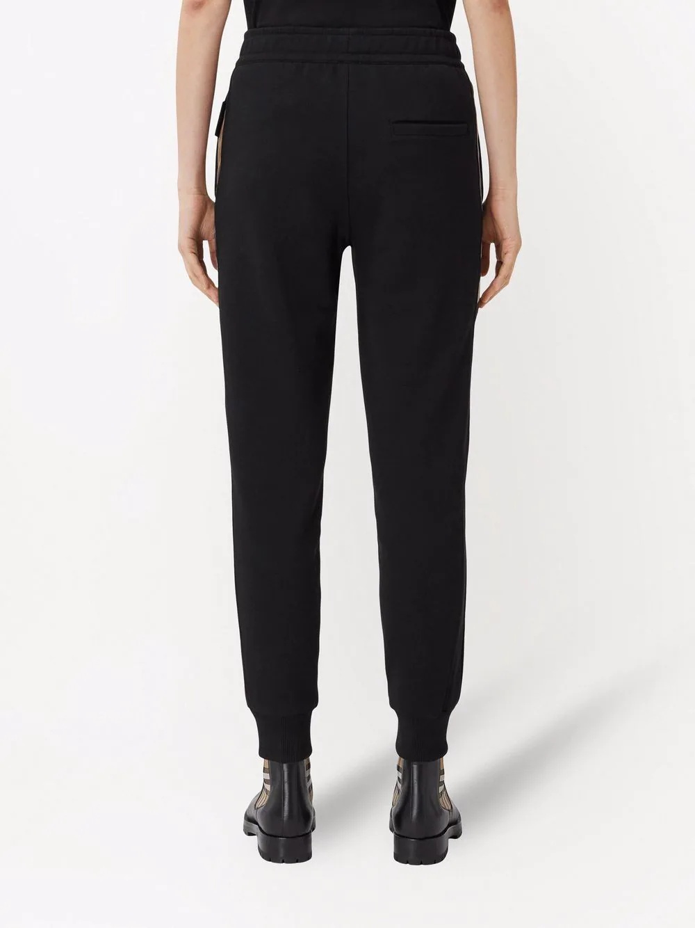 Stephan Vintage Check-detail track pants - 4