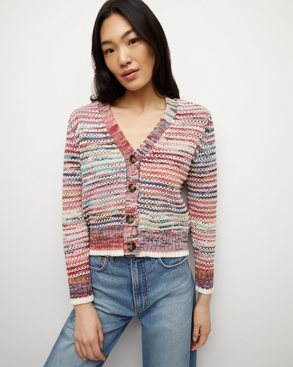 ANSONIA STRIPED CARDIGAN - 2