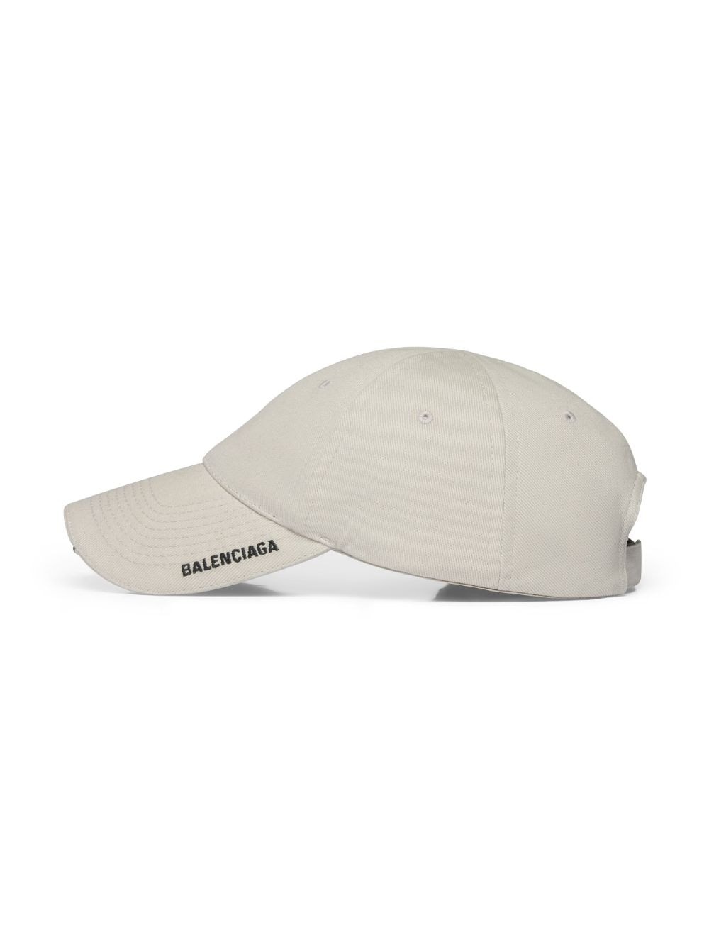 embroidered-logo six-panel cap - 4