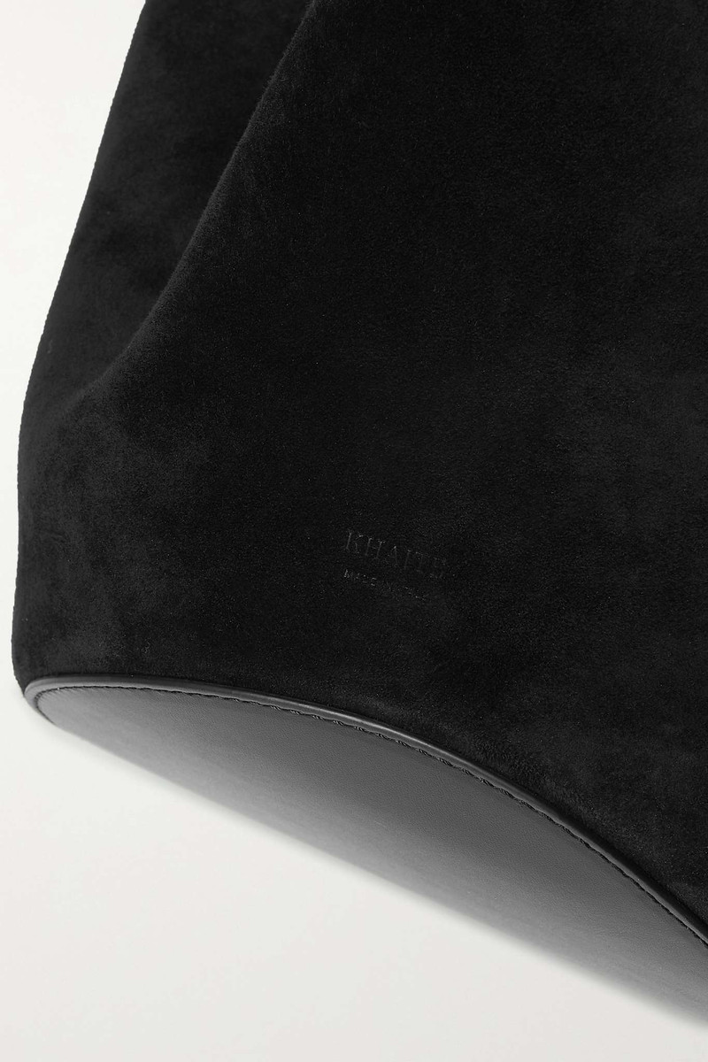 Lotus mini suede tote 4