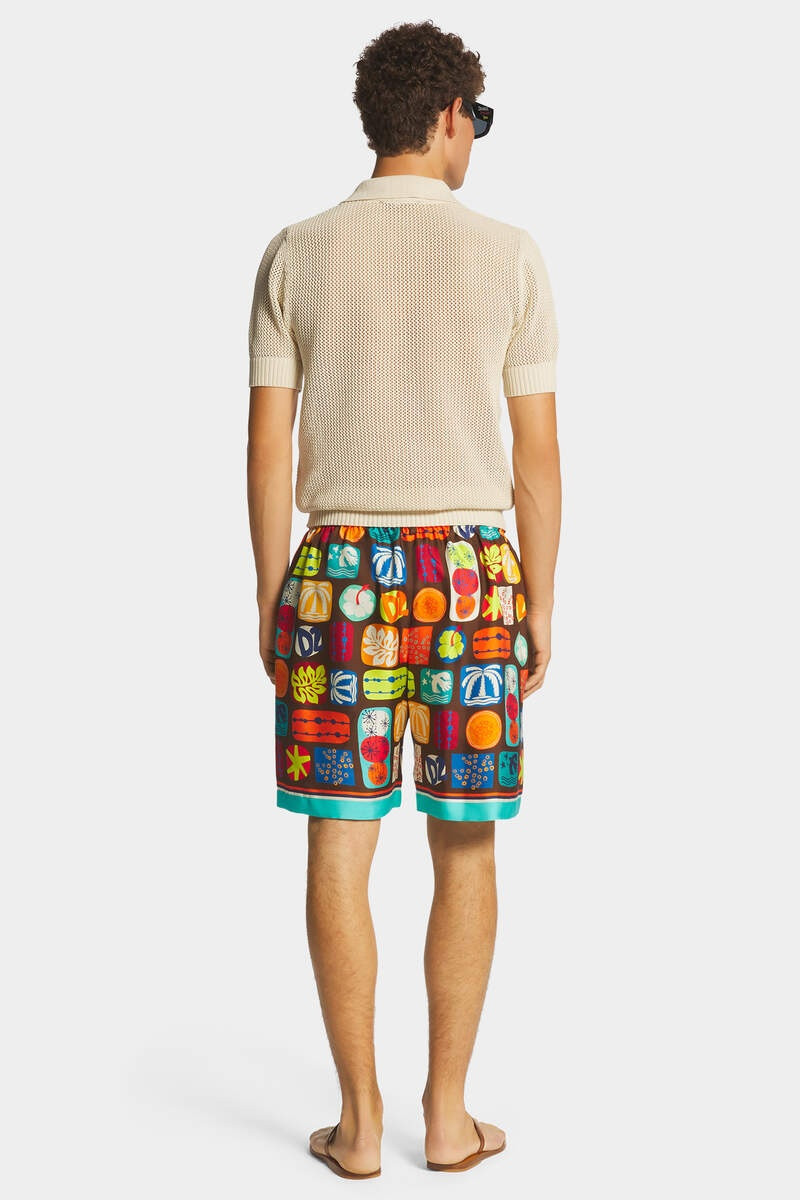 SUMMER LOVERS ELASTIC PRINTED BOXER SHORTS 4