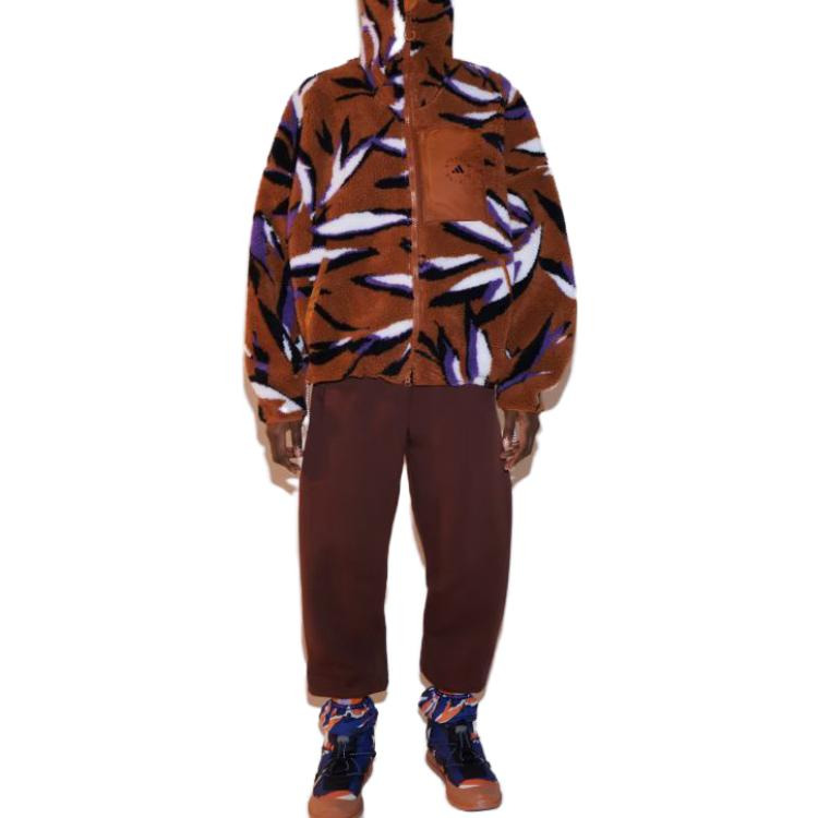 (WMNS) adidas By Stella McCartney Sweat Tracksuit Bottoms 'Burgundy' IJ0575 - 3