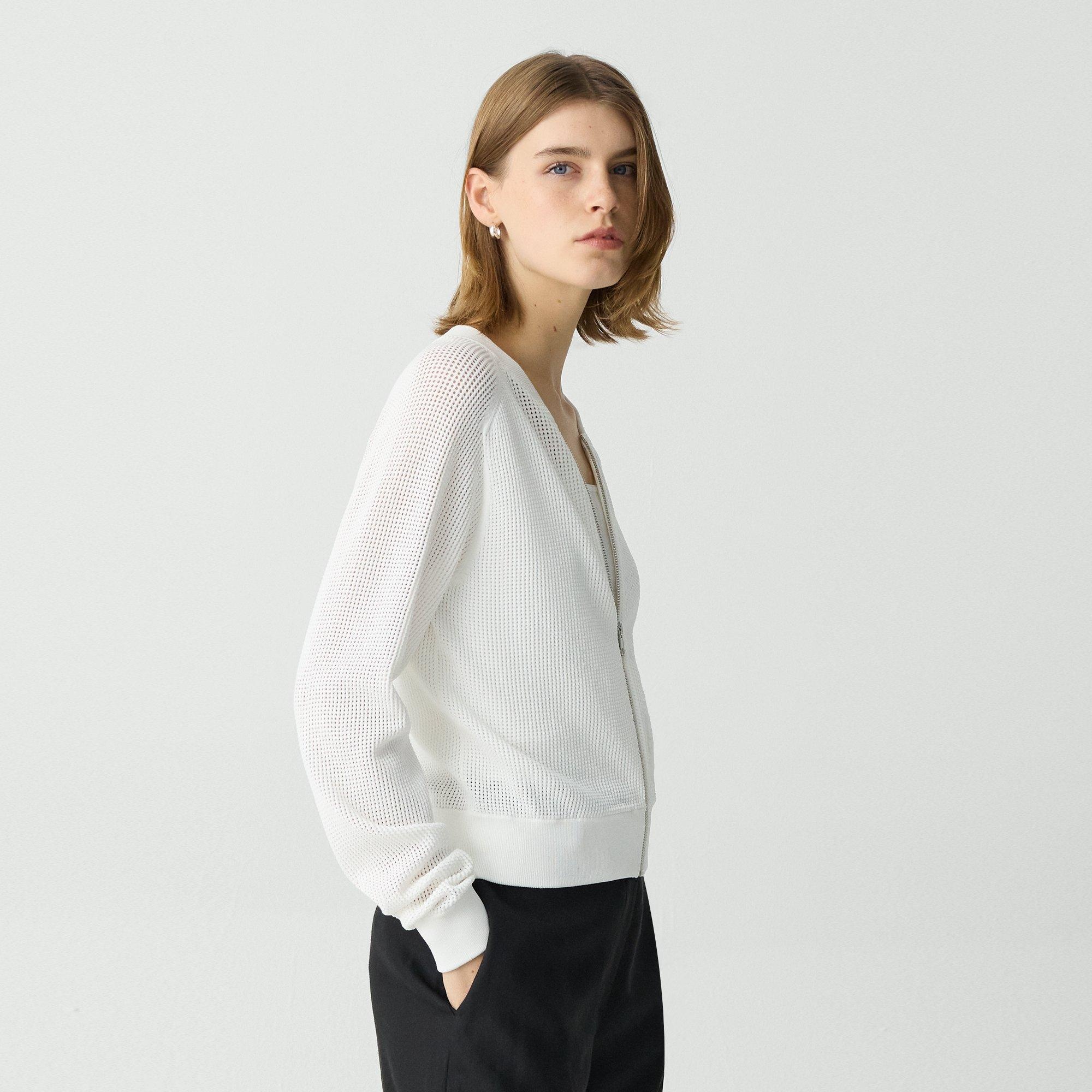 Bomber Jacket in Crepe Knit - 3