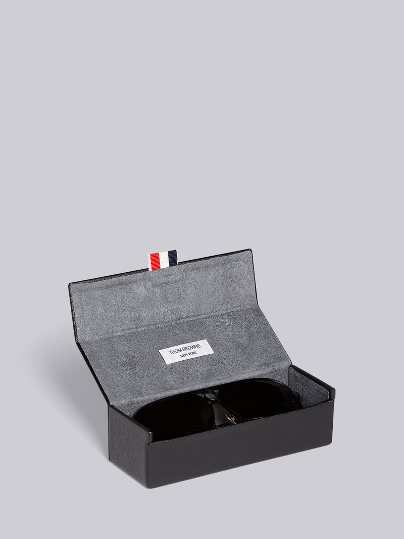 TB115 - Black Iron Aviator Sunglasses 5