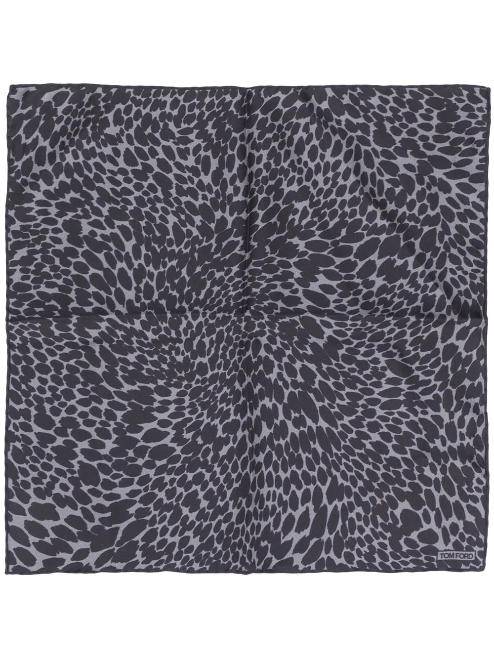 animal-print silk scarf - 2