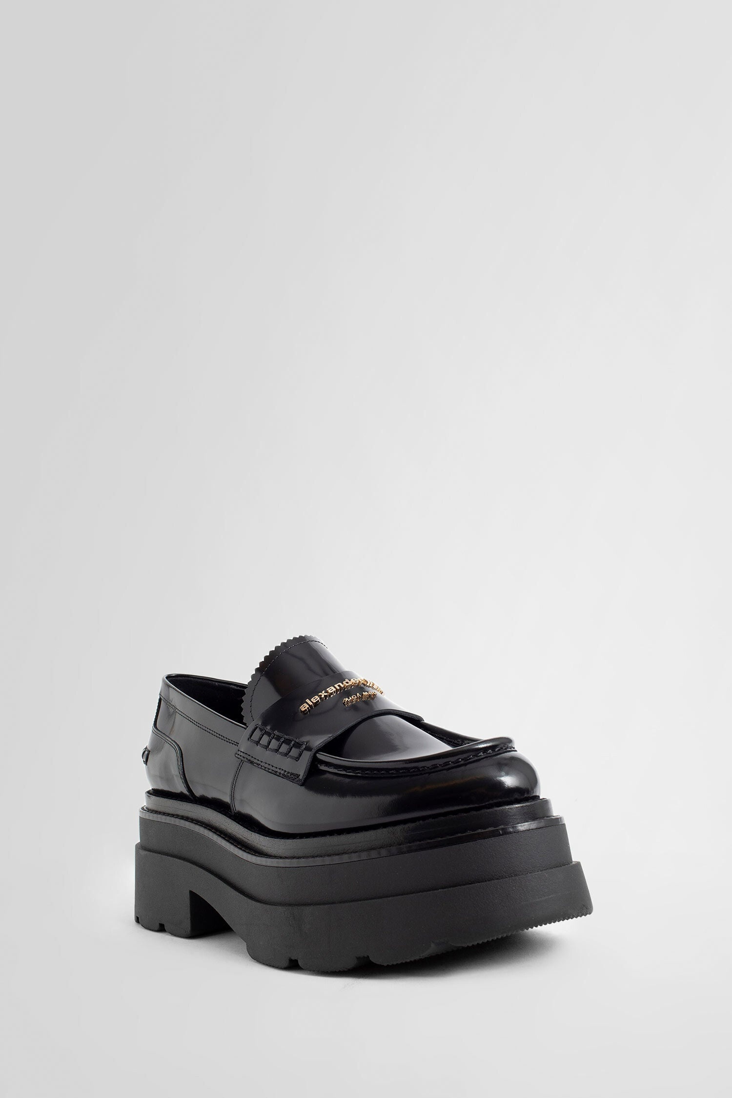 ALEXANDER WANG WOMAN BLACK LOAFERS - 2