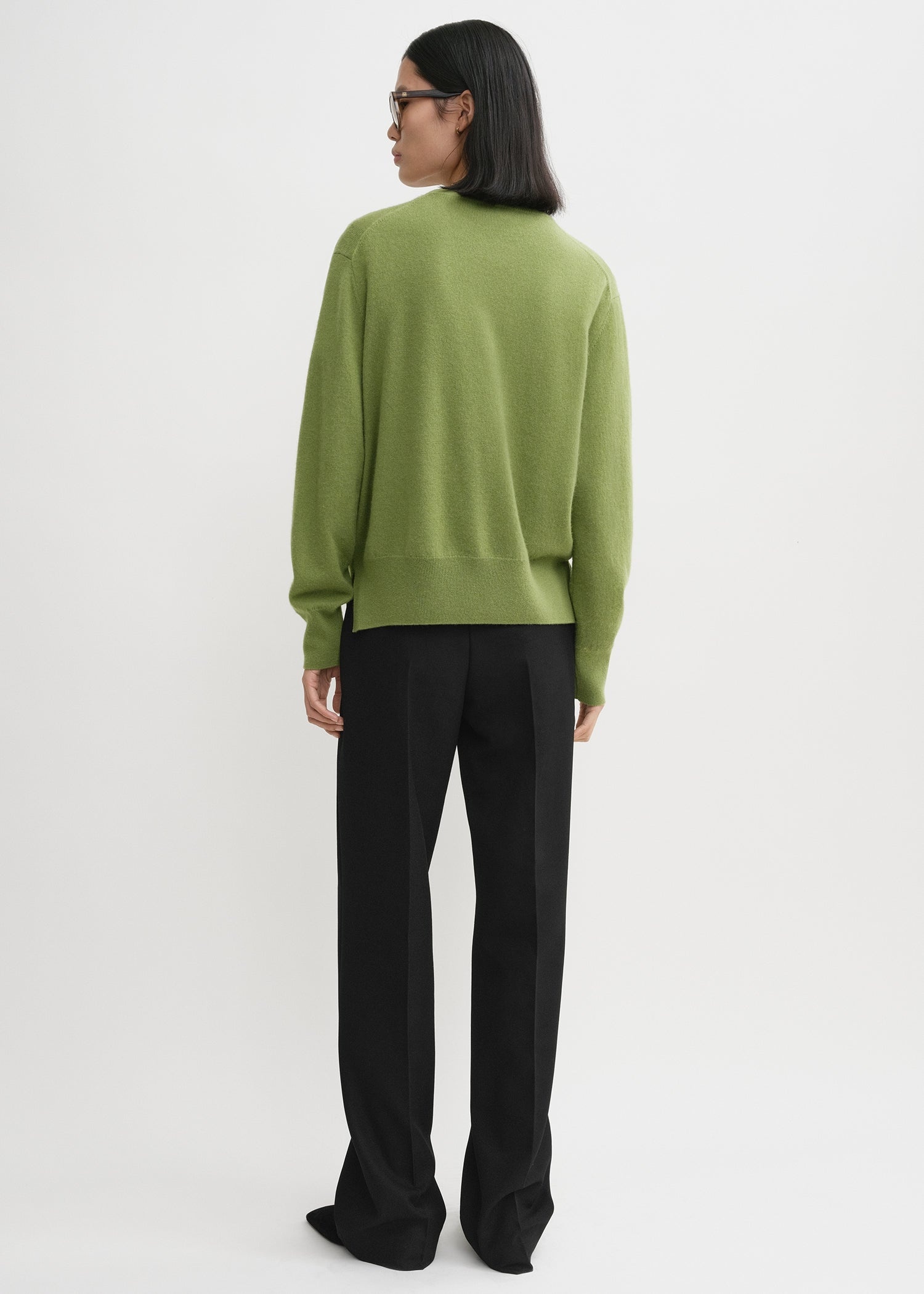 Crew-neck cashmere knit laurel - 4