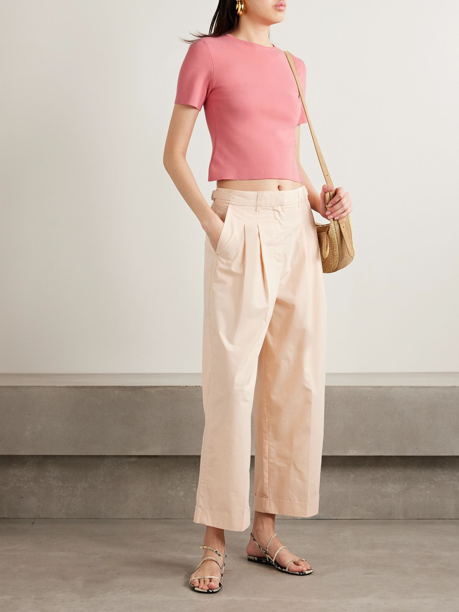Milios knitted T-shirt Bright pink - 2