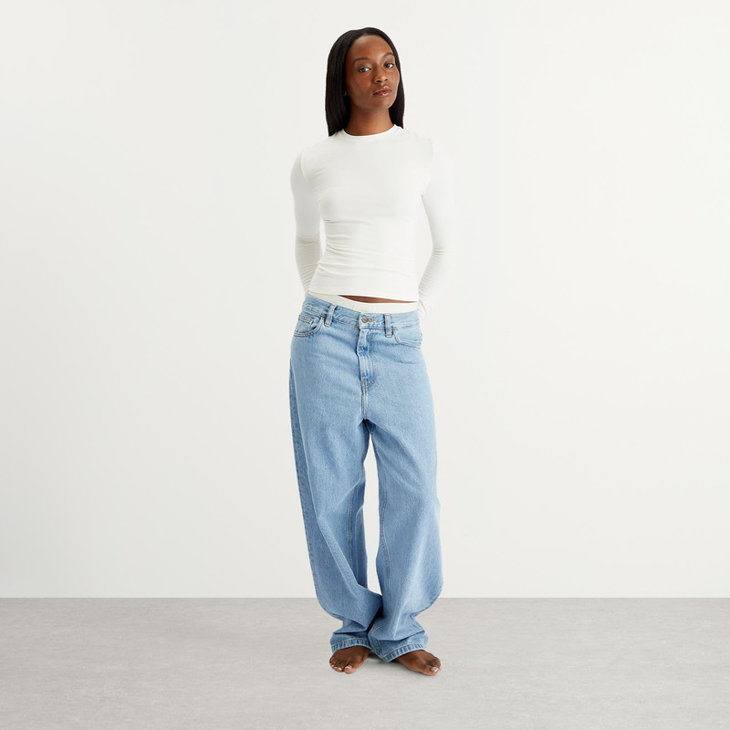 SKIMS SKIMS Cotton Jersey Long Sleeve T-Shirt outlook